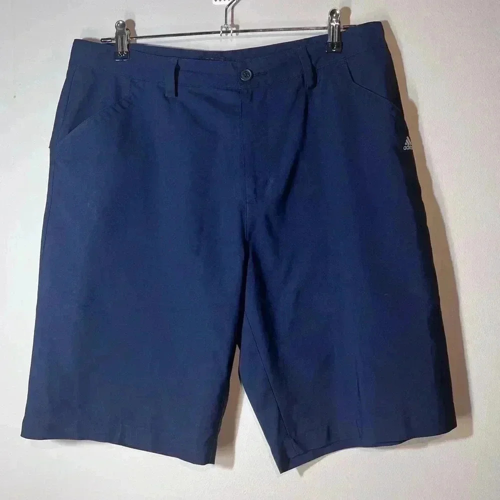 Adidas mans shorts Blue casual golf size medium